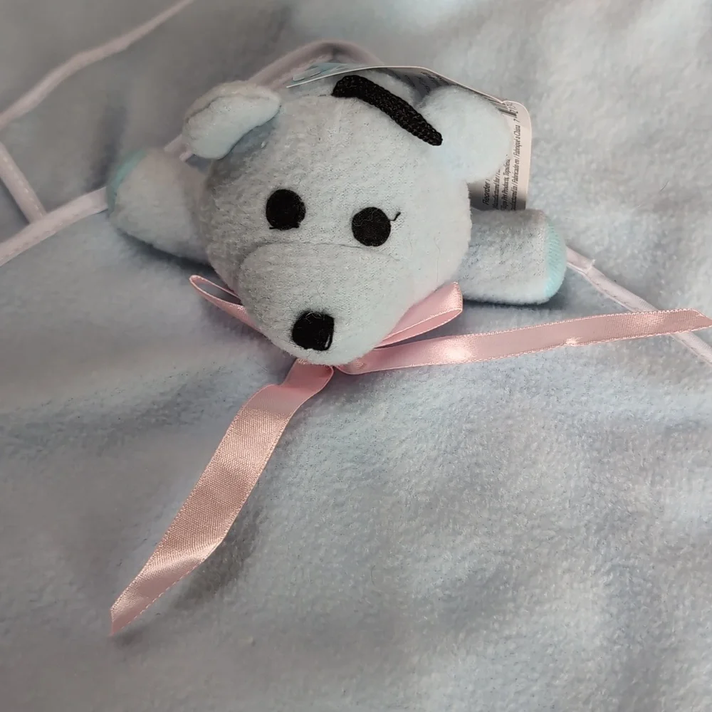 Zanies dog blanket with Bear Plush squeaker
